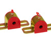 Prothane Universal Greasable Sway Bar Bushings - 1/2in - Type B Bracket - Red