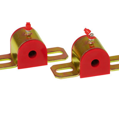 Prothane Universal Greasable Sway Bar Bushings - 1/2in - Type B Bracket - Red
