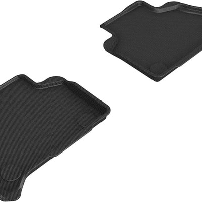 3D MAXpider 19-22 BMW X7 (G07) Kagu 2nd Row Floormats - Black