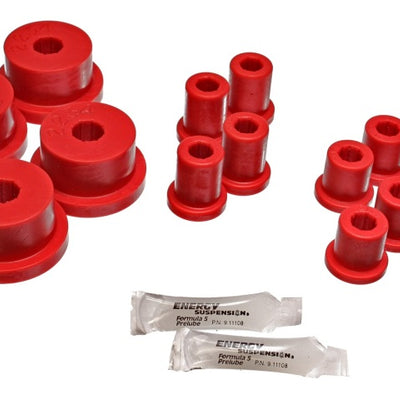 Energy Suspension 62-65 Ford Fairlane Red Rear Leaf Spring Bushing Set