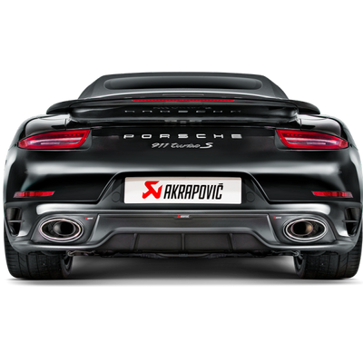 Akrapovic 14-15 Porsche 911 Turbo/Turbo S (991) Rear Carbon Fiber Diffuser - Matte