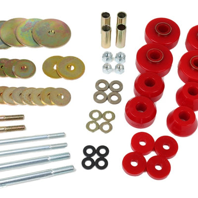 Energy Suspension 67-68 Chevrolet C-10 Pickup Red Body Mount Set