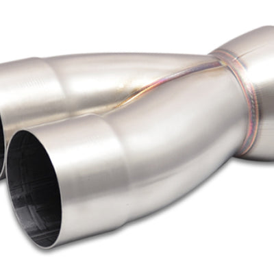 Vibrant 2-1 SS Merge Collectors (3in Inlet Slipover ID 4in Outlet OD) - Sold Individually