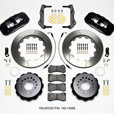 Wilwood AERO4 Rear Kit 14.25in 2014-Up Challenger w/Lines