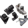 Innovative 88-91 Civic H-Series Black Steel Mounts 95A Bushings (Manual Hydro Actuator)