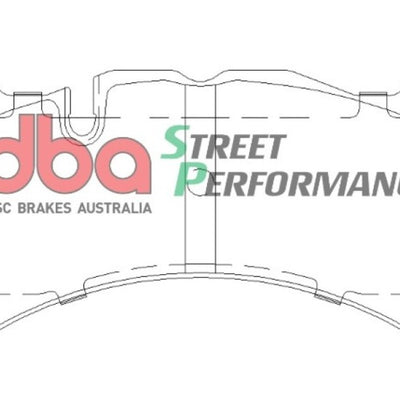DBA 08-10 Mercedes-Benz SLK55 AMG SP500 Front Brake Pads