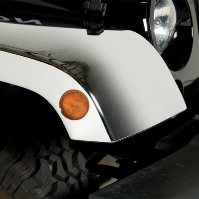 Putco 07-18 Jeep Wrangler Chrome ABS Fender Flares