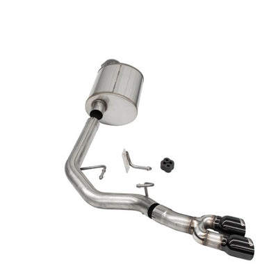 Corsa 2021-2025 Ford F-150 Regular Cab/ 8in Bed 5.0L V8 Sport Cat-Back Front of Tire Exit-Black PVD