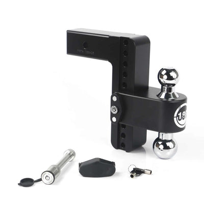 Weigh Safe 180 Hitch 8in Drop Hitch & 2.5in Shank (10K/18.5K GTWR) w/WS05 - Black Cerakote