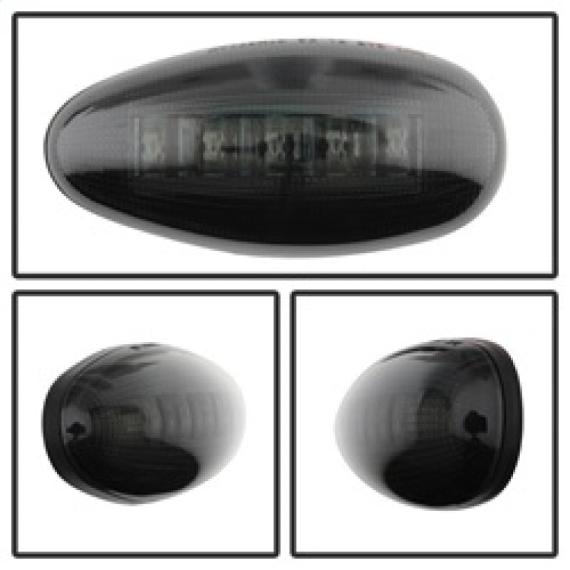 xTune Chevy Silverado 99-13 Dually 2 Red LED Amber LED Side Fender Lights Smoke ACC-LED-GMD99-SL-SM