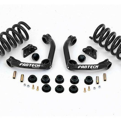 Fabtech 2.5in Perf Sys w/Perf Shks 98-08 Ford Ranger 2WD Coil Spring Front Susp w/4.0L V6