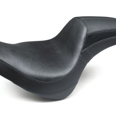 Mustang 18-21 Harley Fat Bob Tripper Fastback 1PC Seat - Black