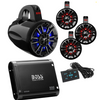 Boss Audio Systems UTV Marine Stereo Package