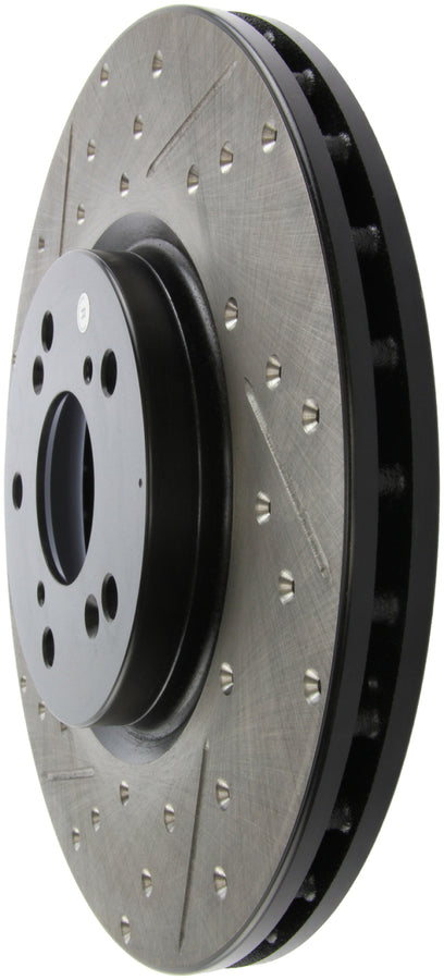 StopTech 04-08 Acura TL (Brembo Caliber) SportStop Slotted & Drilled Right Front Rotor