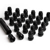 ICON Alloys Lug Nut Kit Black - 12x1.5 - 24 Lug Nuts w/ Key