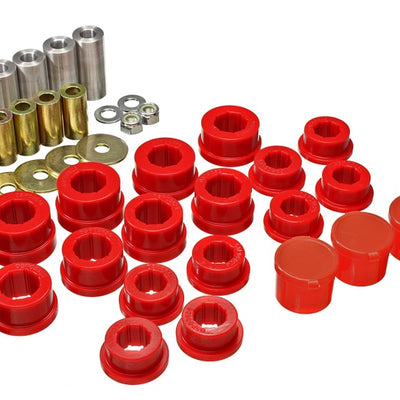 Energy Suspension 93-98 Toyota Supra Front Control Arm Bushing Set - Red