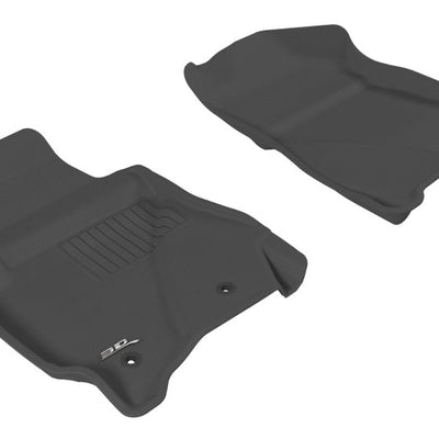 3D MAXpider 2011-2012 Ford/Mazda Escape/Tribute Kagu 1st Row Floormat - Black