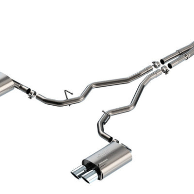 Borla 19-22 Ford Explorer 3.0L V6 AT AWD 4DR 2.25in ATAK Catback Exhaust - Chrome Tip