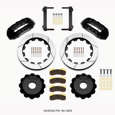 Wilwood TX6R Front Kit 16.00in Black 1999-2014 GM Truck/SUV 1500