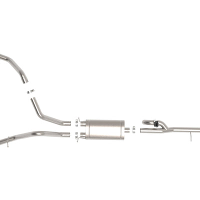 aFe Gemini XV 3in 304 SS Cat-Back Exhaust w/ Cutout 14-19 GM Trucks 4.3L/5.3L w/ Black Tips