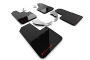 Rally Armor 21-25 Ford Bronco (Steel Bmpr - NO Rptr/Sprt - NO RR/RB) Blk Mud Flap w/Red Logo
