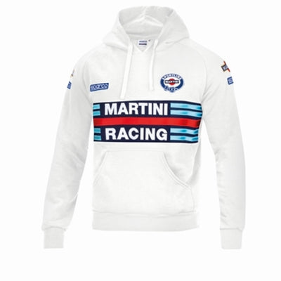 Sparco Hoodie Martini-Racing Medium White