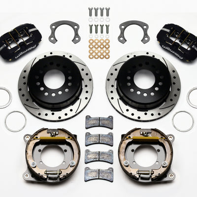 Wilwood Dynapro Low-Profile 11.00in P-Brake Kit Drilled Ford 8.8 Special w/2.50in Offset-5 Lug
