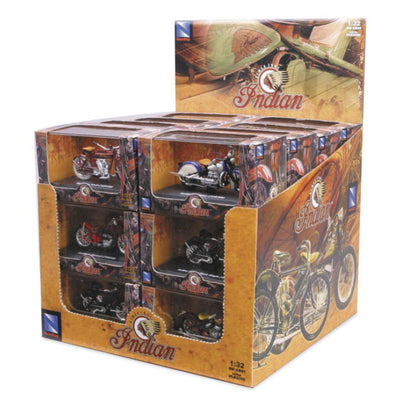New Ray Toys Indian Bike Assortment / Scale - 1:32