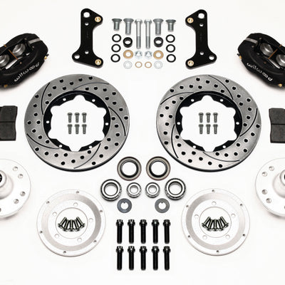 Wilwood Forged Dynalite Front Kit 11.00in Drilled 67-69 Camaro 64-72 Nova Chevelle