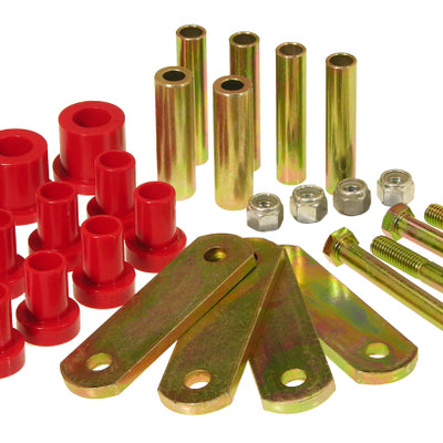 Prothane 68-72 Chrysler A Body HD Spring & Shackles Bushings - Red