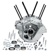 S&S Cycle 84-91 BT w/ Stock Bore Super Stock Alternator Style Crankcase -Natural