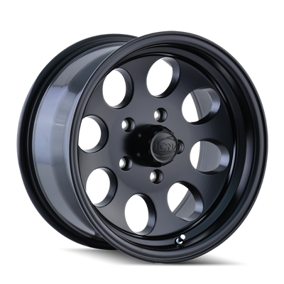 ION Type 171 16x8 / 5x127 BP / -5mm Offset / 83.82mm Hub Matte Black Wheel