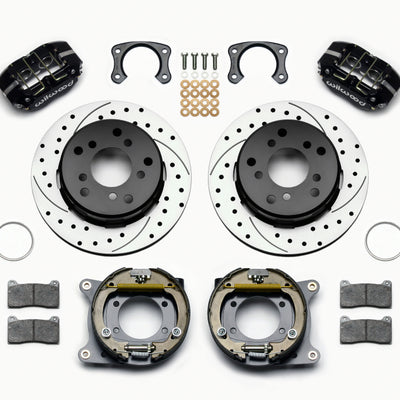 Wilwood Dynapro Lug Mount P/S Park Brake Kit Drilled Big Ford New 2.38in Off Bronco 5 x 5.50