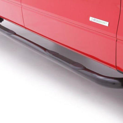 Lund 2019 Chevy Silverado 1500 Double Cab 3In Round Bent Steel Nerf Bars - Black