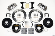 Wilwood Narrow Superlite 4R Rear P-Brk Kit 12.88in Polished Big Ford New Style 2.50in Offset