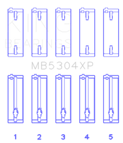 King Engine Bearings Mazda B6/B6-T/ZM/B3/B5 Main Bearing Set - Size STD