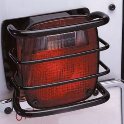 Rampage 1976-1983 Jeep CJ5 Taillight Euroguards - Black