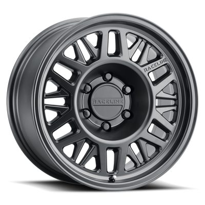 Raceline 451B Ryno 17x8.5in / 5x150 BP / 0mm Offset / 110.5mm Bore - Satin Black Wheel