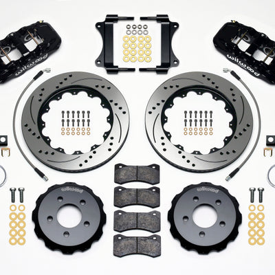 Wilwood AERO6 Front Hat Kit 14.25 Drilled 2008-2009 Pontiac G8 w/Lines