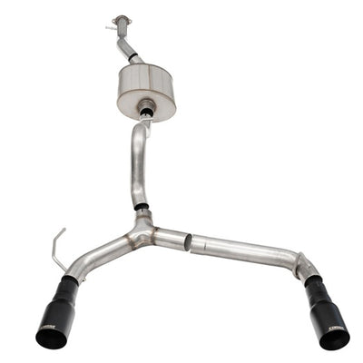 Corsa 21-25 Ford Bronco 2.7L 4-Door 2.75in Cat-Back Dual Rear Exhaust w/ 4in Straight-Cut Black Tips