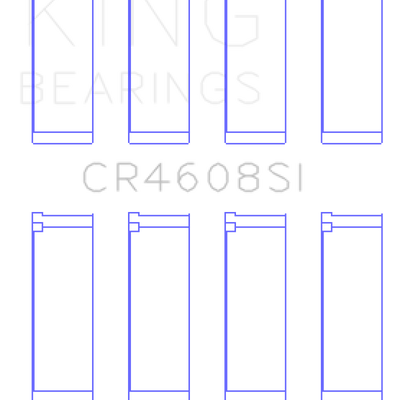 King Engine Bearings Toyota 2ZZ-GE Connecting Rod Bearing Set (Set of 4) - Size STD