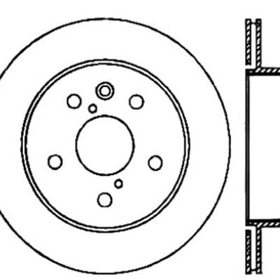 StopTech 06-09 Lexus IS350 / 07-11 GS350 2WD Drilled Right Rear Rotor