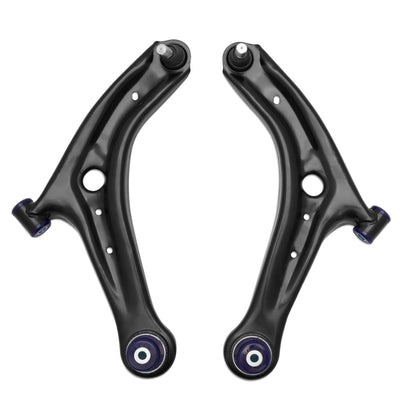 Superpro 13-17 Ford Fiesta Complete Front Lower Control Arm Kit (Caster Increase)