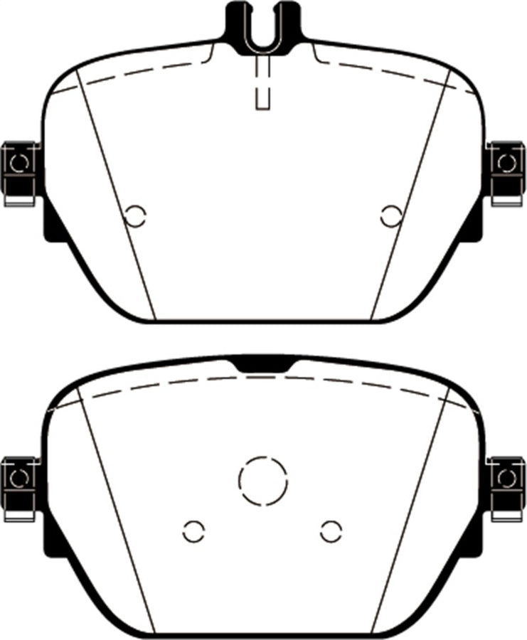 EBC 2019+ Mercedes-Benz CLS53 AMG (C257) 3.0L Turbo Yellowstuff Rear Brake Pads