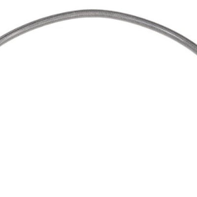 Wilwood 20in OAL Flexline -3 Hose to M10 by 1.00 to 12 Deg. Banjo Bubble Flare