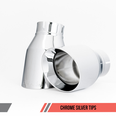 AWE Tuning BMW F3X 340i Touring Edition Axle-Back Exhaust - Chrome Silver Tips (90mm)