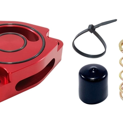 Torque Solution Blow Off BOV Sound Plate (Red) 14+ Kia Forte Koup Turbo