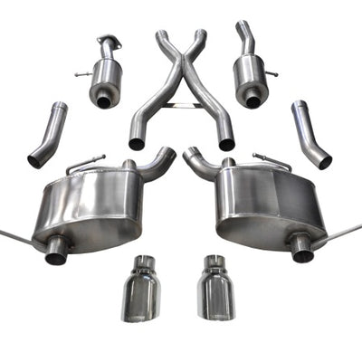 Corsa 2011-2021 Jeep Grand Cherokee 3.6L Dual Rear Exit Sport Exhaust w/ 4.5in Pro-series Tips