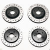 Wilwood Rotor Kit Front/Rear-Dimpled/Slotted 97-04 Corvette C5 All/ 05-13 C6 Base