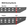 Go Rhino RB20 Slim Running Boards 57in. Cab Length - Tex. Blk (No Drill/Mounting Brackets Req.)